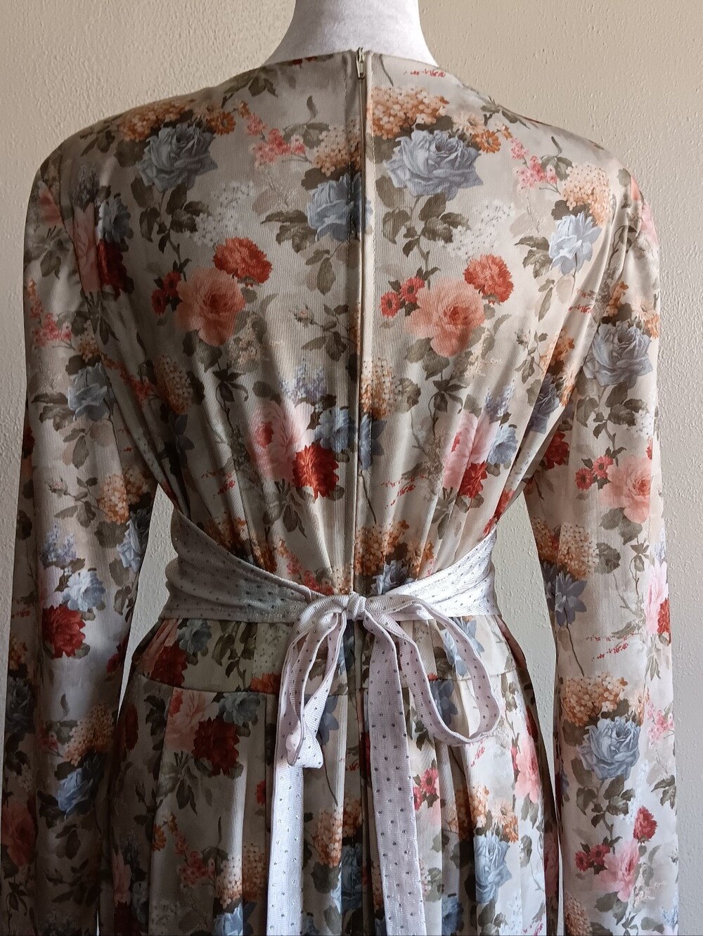 70s Handmade Floral Fairytale Dress, Approx. Sz M, Vintage Whimsical Fairycore - Picture 6 of 16